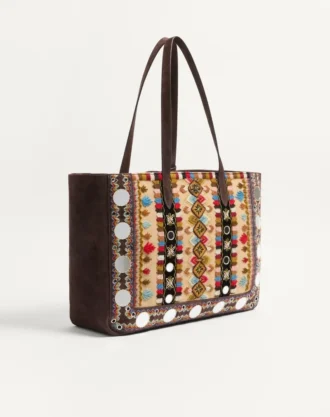Grand sac cabas brodé Nellcôte de Valentino Garavani