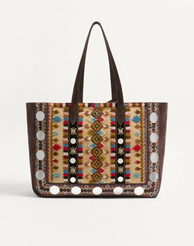 Grand sac cabas brodé Nellcôte de Valentino Garavani Grand sac cabas brodé Nellcôte de Valentino Garavani