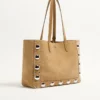 Grand sac cabas en daim Nellcôte de Valentino Garavani Grand sac cabas en daim Nellcôte de Valentino Garavani