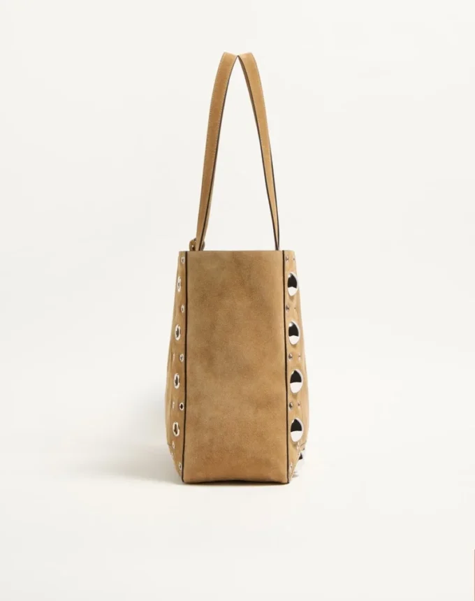 Grand sac cabas en daim Nellcôte de Valentino Garavani Grand sac cabas en daim Nellcôte de Valentino Garavani