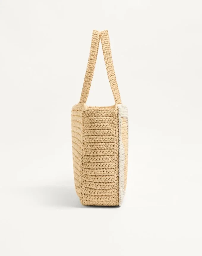 Grand sac cabas Valentino Garavani Viva Superstar en raphia Grand sac cabas Valentino Garavani Viva Superstar en raphia