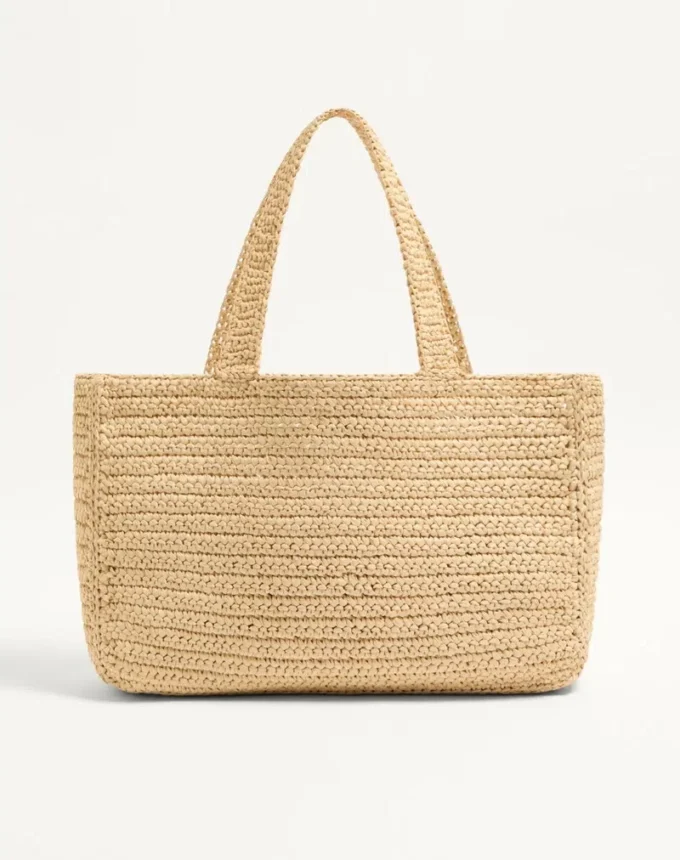Grand sac cabas Valentino Garavani Viva Superstar en raphia Grand sac cabas Valentino Garavani Viva Superstar en raphia