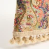 Jupe brodée en piqué avec imprimé paisley Voyage Imaginaire Jupe brodée en piqué avec imprimé paisley Voyage Imaginaire
