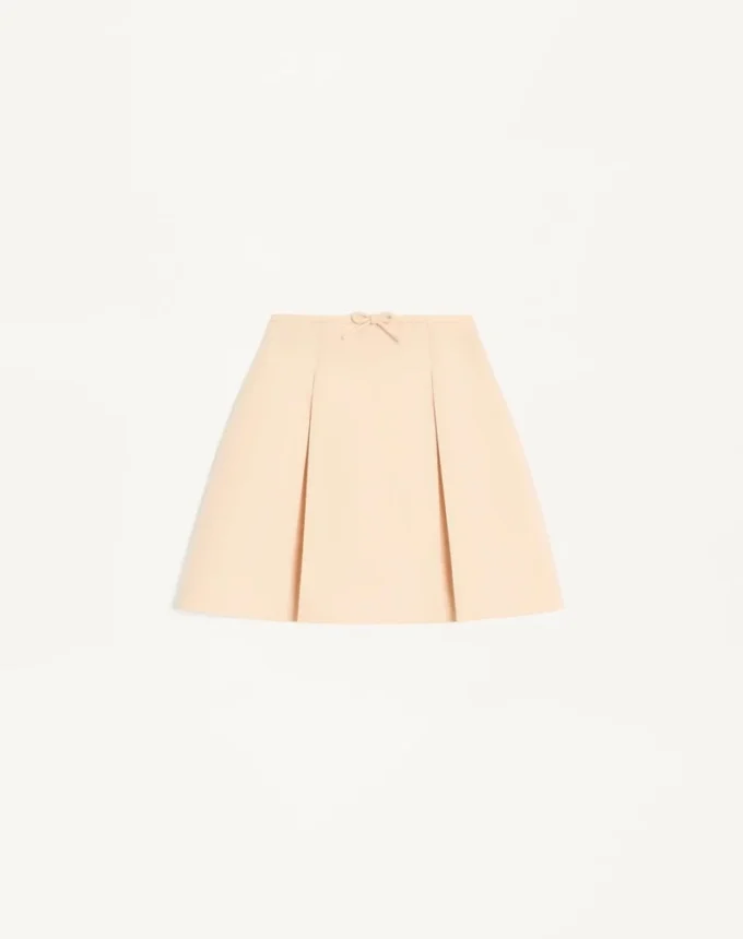 Jupe courte en crêpe couture Jupe courte en crêpe couture