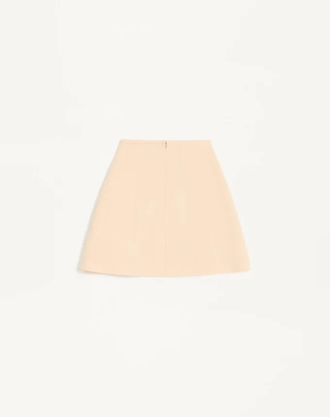 Jupe courte en crêpe couture Jupe courte en crêpe couture