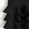 Jupe courte en crêpe couture Jupe courte en crêpe couture