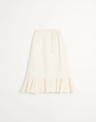 Jupe en crêpe couture
