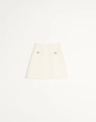 Jupe en crêpe couture