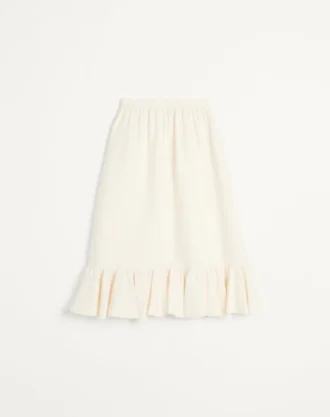 Jupe en crêpe couture