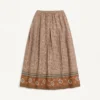 Jupe en maille avec motif jacquard lurex Jupe en maille avec motif jacquard lurex