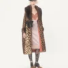 Jupe en satin avec plumes Jupe en satin avec plumes