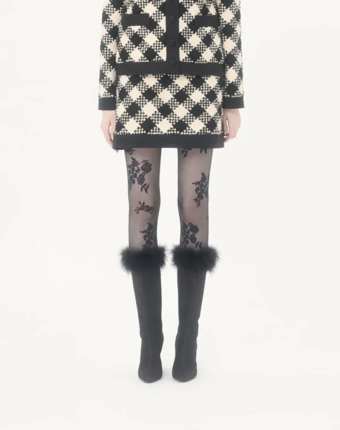 Jupe en tweed Damier Jupe en tweed Damier