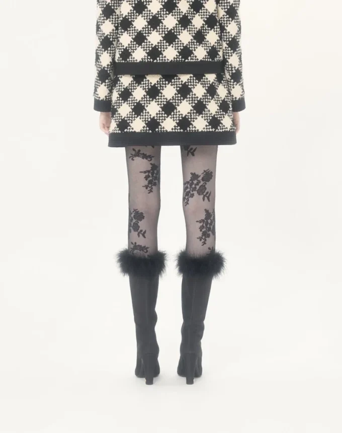 Jupe en tweed Damier Jupe en tweed Damier