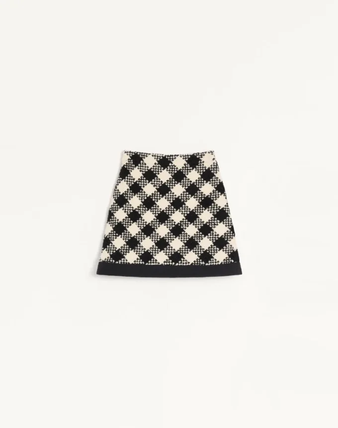 Jupe en tweed Damier Jupe en tweed Damier
