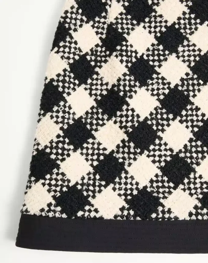 Jupe en tweed Damier Jupe en tweed Damier
