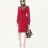 Jupe en tweed de laine uni Jupe en tweed de laine uni
