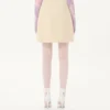 Jupe en tweed de laine uni Jupe en tweed de laine uni