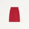 Jupe en tweed de laine uni Jupe en tweed de laine uni