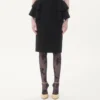 Jupe midi en crêpe couture Jupe midi en crêpe couture