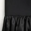 Jupe midi en crêpe couture Jupe midi en crêpe couture