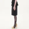 Jupe midi en crêpe couture Jupe midi en crêpe couture