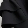 Jupe midi en crêpe couture Jupe midi en crêpe couture