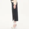 Jupe midi en crêpe de laine Jupe midi en crêpe de laine