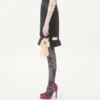 Jupe midi en double satin Jupe midi en double satin
