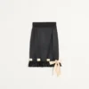 Jupe midi en double satin Jupe midi en double satin