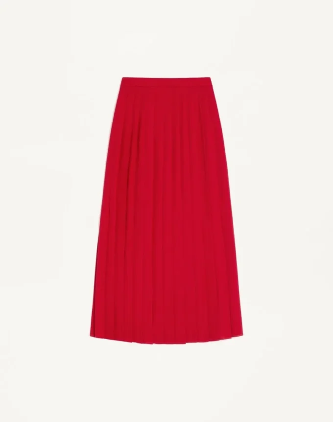 Jupe midi en georgette Jupe midi en georgette