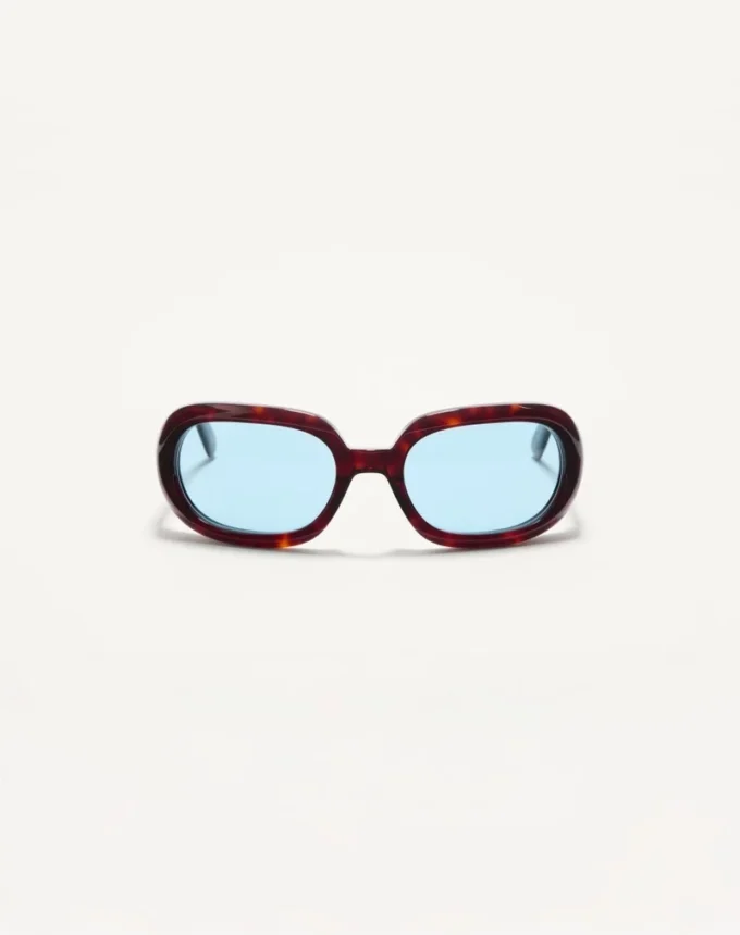 Lunettes ovales enveloppantes en acétate Lunettes ovales enveloppantes en acétate