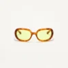 Lunettes ovales enveloppantes en acétate Lunettes ovales enveloppantes en acétate