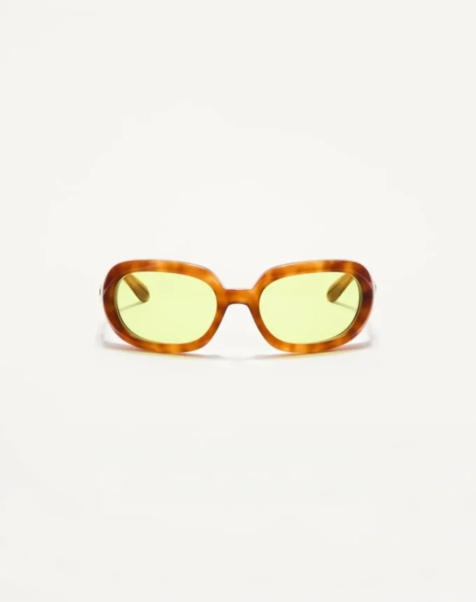 Lunettes ovales enveloppantes en acétate Lunettes ovales enveloppantes en acétate