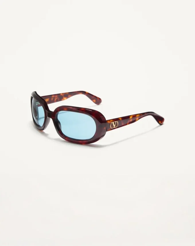 Lunettes ovales enveloppantes en acétate Lunettes ovales enveloppantes en acétate