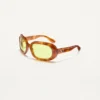 Lunettes ovales enveloppantes en acétate Lunettes ovales enveloppantes en acétate