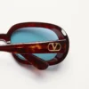 Lunettes ovales enveloppantes en acétate Lunettes ovales enveloppantes en acétate
