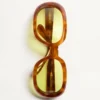 Lunettes ovales enveloppantes en acétate Lunettes ovales enveloppantes en acétate