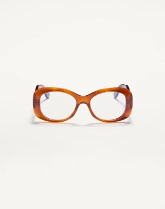 Lunettes rectangulaires en acétate style années 70