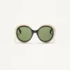Lunettes rondes spectaculaires en acétate des années 1960 Lunettes rondes spectaculaires en acétate des années 1960