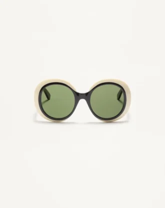 Lunettes rondes spectaculaires en acétate des années 1960