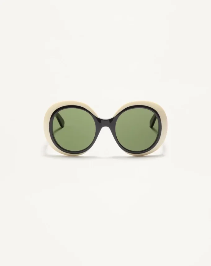 Lunettes rondes spectaculaires en acétate des années 1960 Lunettes rondes spectaculaires en acétate des années 1960