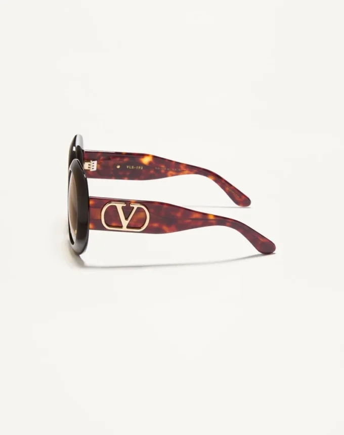 Lunettes rondes spectaculaires en acétate des années 1960 Lunettes rondes spectaculaires en acétate des années 1960