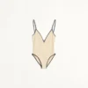 Maillot de bain en jacquard Toute La V Maillot de bain en jacquard Toute La V