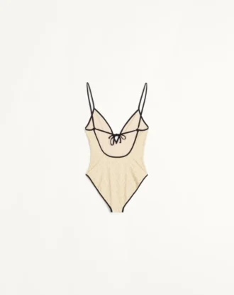 Maillot de bain en jacquard Toute La V
