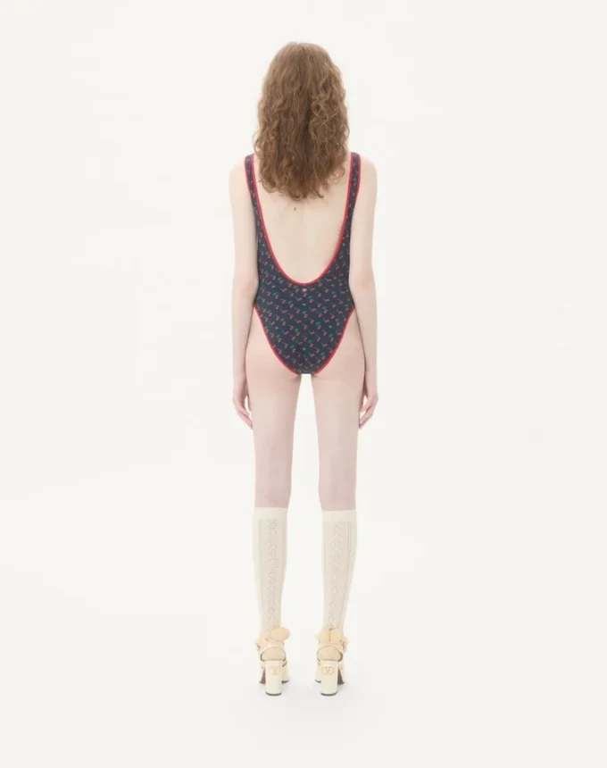 Maillot de bain en lycra avec imprimé Cherryfic Maillot de bain en lycra avec imprimé Cherryfic