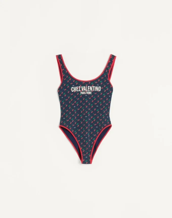 Maillot de bain en lycra avec imprimé Cherryfic Maillot de bain en lycra avec imprimé Cherryfic
