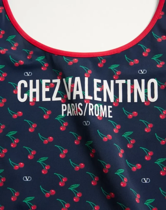 Maillot de bain en lycra avec imprimé Cherryfic Maillot de bain en lycra avec imprimé Cherryfic