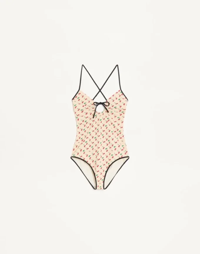 Maillot de bain une pièce en lycra Cherryfic Maillot de bain une pièce en lycra Cherryfic