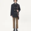 Manteau croisé en feutre de laine Valentino Manteau croisé en feutre de laine Valentino