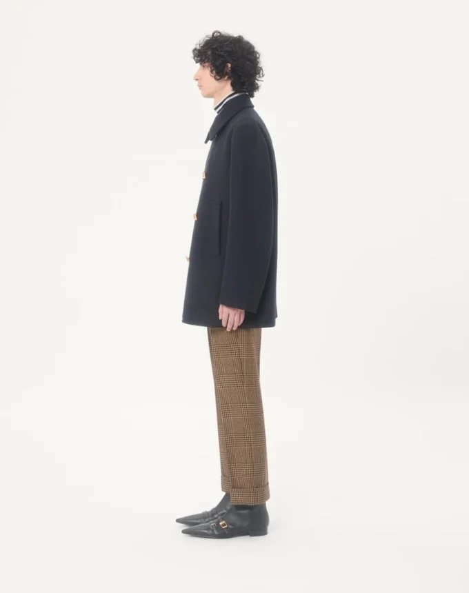 Manteau croisé en feutre de laine Valentino Manteau croisé en feutre de laine Valentino